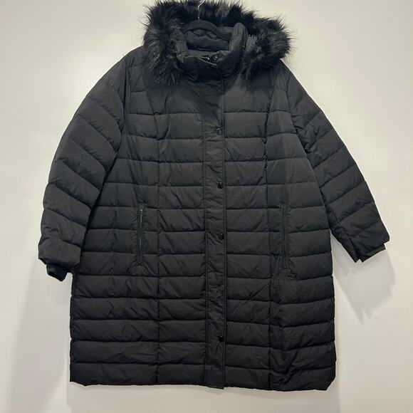 NWT Lands' End Women's Plus Size Down Winter Coat Size 3X 650 Fill - Picture 2 of 12